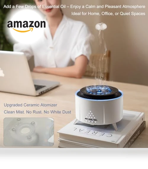 Small Cool Mist Humidifier & Essential Oil Diffuser — Air Moisturizers, HODEMI