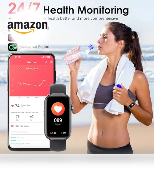 Smart Watch with Health Monitoring — Smartwatches, VUHIGIB