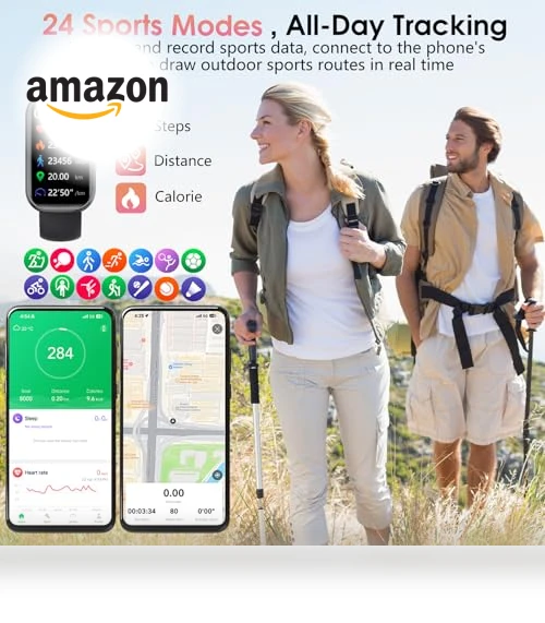 Smart Watch with Health Monitoring — Smartwatches, VUHIGIB