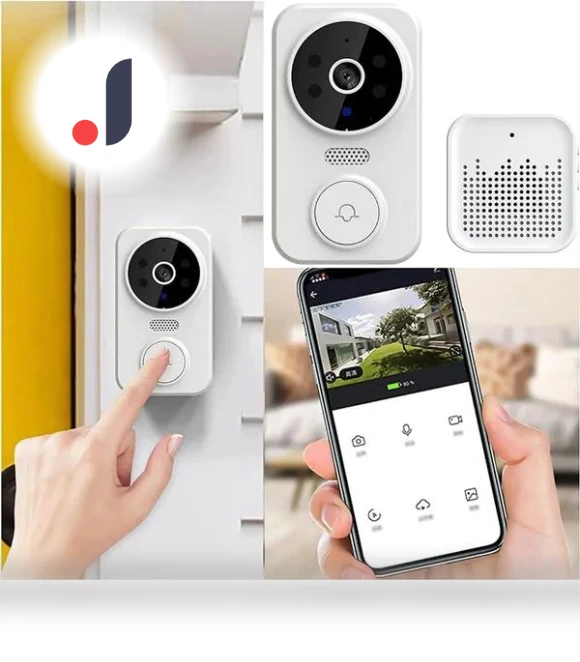 Smart Wireless Remote Video Doorbell — Smart Home Security, new boy 02