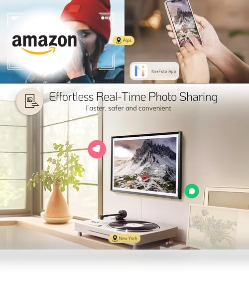 Touchscreen Digital Picture Frame — Digital Frames, NexFoto