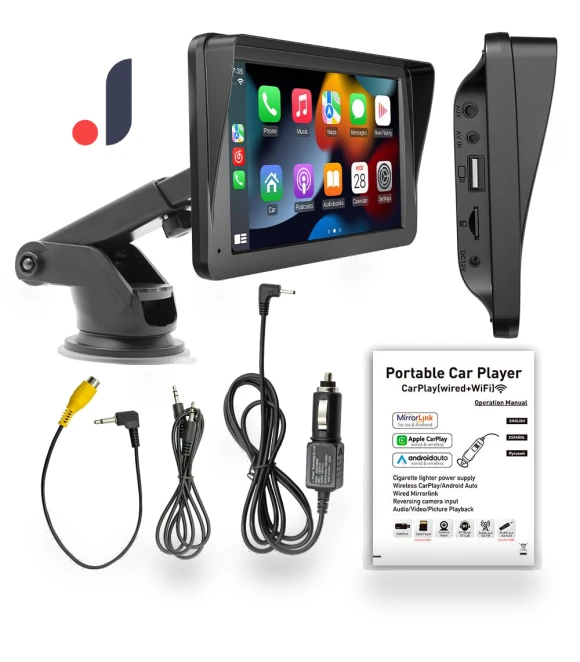7-inch Wireless CarPlay Android Auto Car Multimedia Video Player — Stereo Receivers, LIAESMART