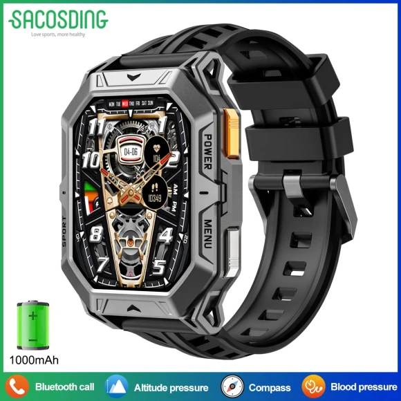 Bluetooth Smart Watch with Health Monitoring — Smartwatches, SACOSDING
