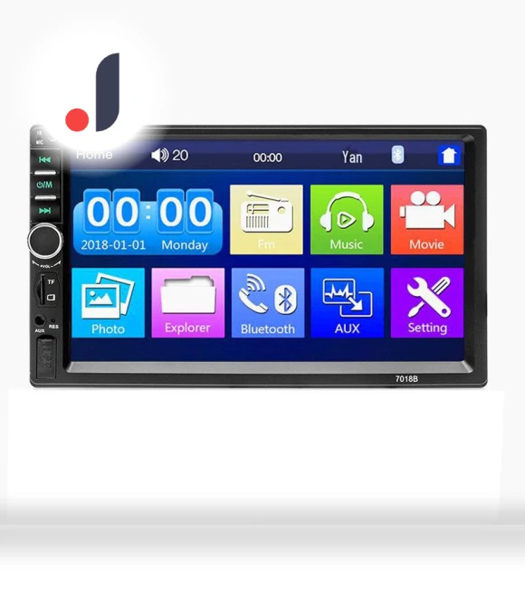 Car Radio 7 Dual DIN Bluetooth — Car Installation Essentials, AI Supermarket
