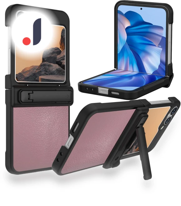 Flip Stand Case with Litchi Texture — Screen Protectors, Smartwatch 2025