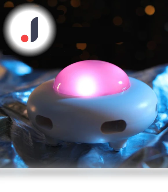 Electronic UFO Smart Funny Cat Turntable Toy — Interactive Animal Companions, Seahorse Home