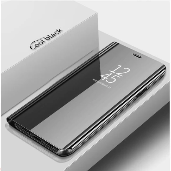 Magnetic Book Stand Smart Mirror PU Leather Flip Cover — Protective Covers, Popular Phone Cases