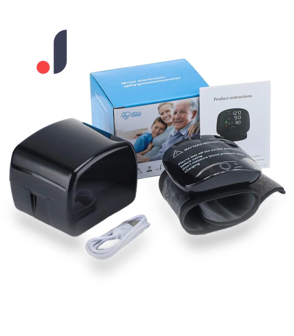 Rechargeable Wrist Blood Pressure Monitor — Arm & Wrist Wearables, Melsya