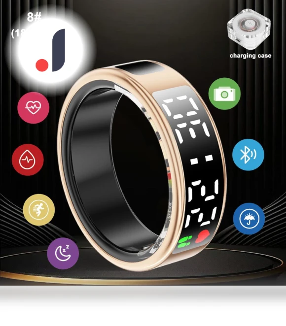 Smart Ring with LED Display — Smart Rings, SACOSDING