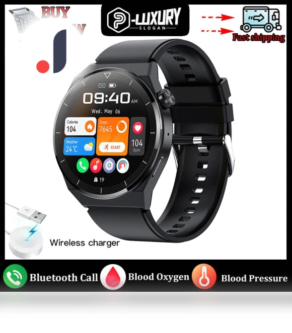 Smartwatch with AMOLED Display — Smartwatches, Tiktop2