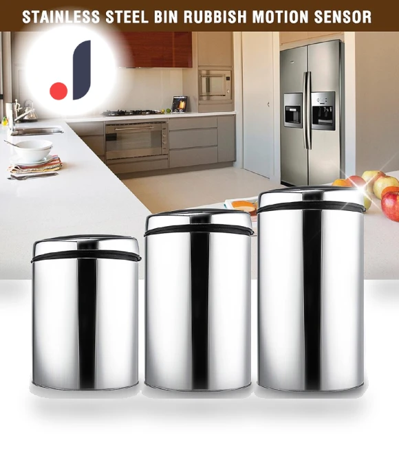 Touchless Trash Recycle Motion Sensor Waste Bin — Kitchen Cans, Ideal World
