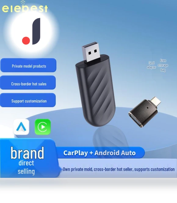 Wireless CarPlay Smart Adapter Box — Stereo Receivers, the BAY