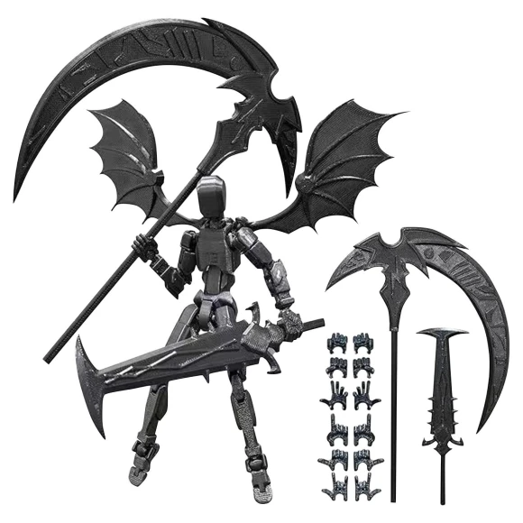 3D Printed Titan Robot Mobile Doll Set — Collectible Statues, Jiangnan C
