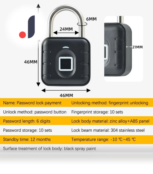 Smart Biometric Fingerprint Door Lock — Locks, Springs And Autumns
