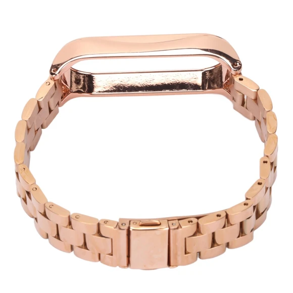 Stainless Steel Smart Watch Strap with Double Fold Clasp — Bands, DIYelecs