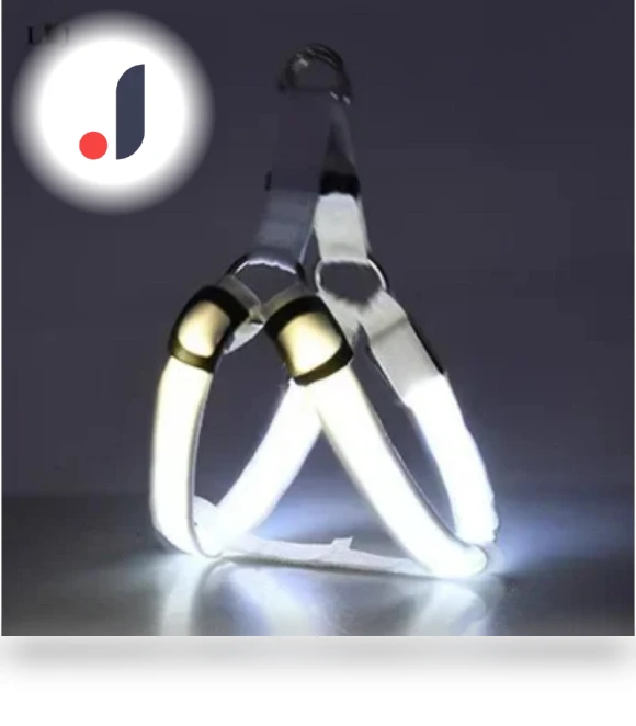USB Rechargeable LED Safety Dog Harness — Harnesses, Smart Pet Supplies