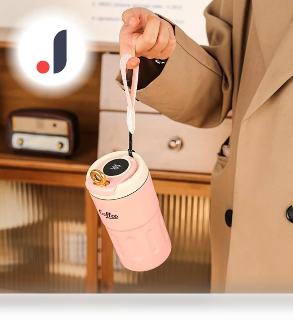 Vacuum Stainless Steel Cup with Smart Temperature Display — Beverage Warmers, Binchi Outdoor Equipment