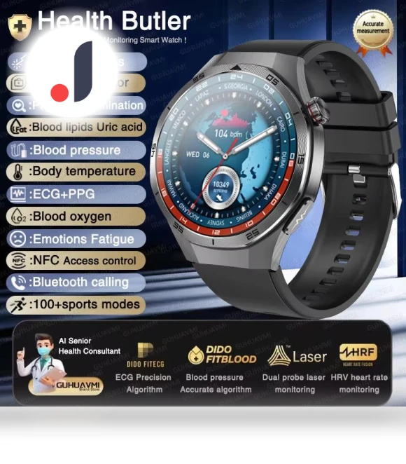 Health Monitoring Smart Watch — Smartwatches, QLY Online