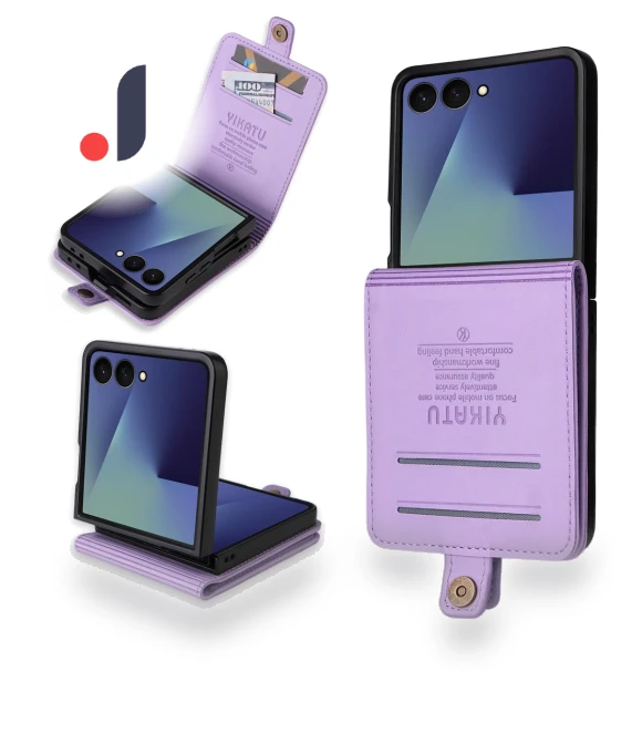 Magnetic Closure PU Leather Phone Case — Flip Cases, YIKATU