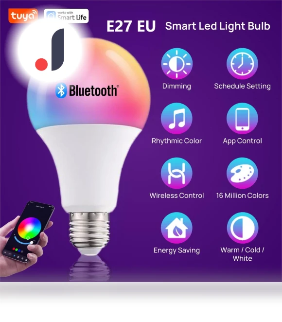 Smart LED Light Bulb — LED, Tuya