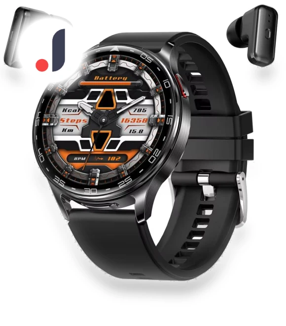 Smart Watch TWS 2-in-1 Bluetooth Headphones with Built-in Speaker — Smartwatches, ElectronicsHome