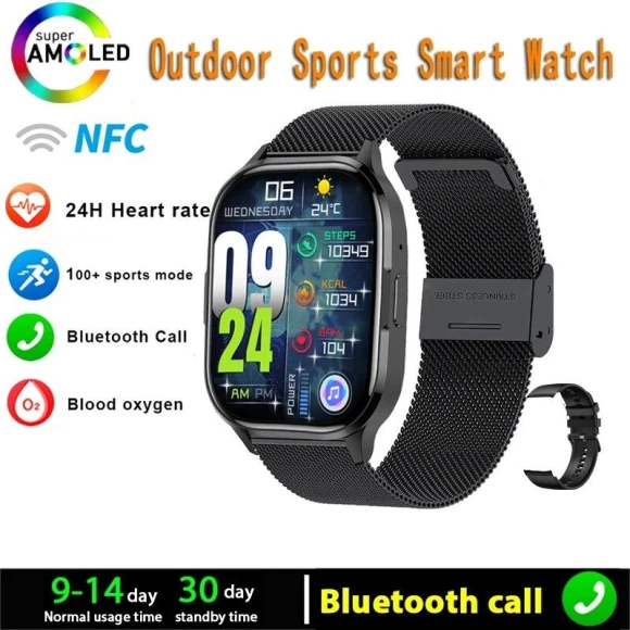 Smart Watch with AMOLED Display — Smartwatches, CoCo Xili