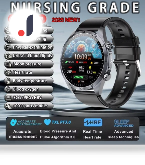 Smart Watch with Pulse Therapy ECG — Smartwatches, QLY Online