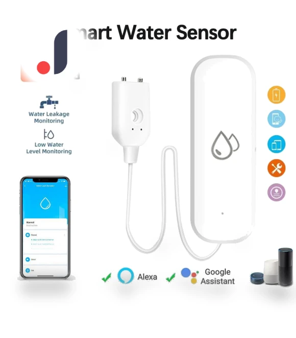 Smart Water Leak Sensor — Water Leak Detection Systems, Tuya