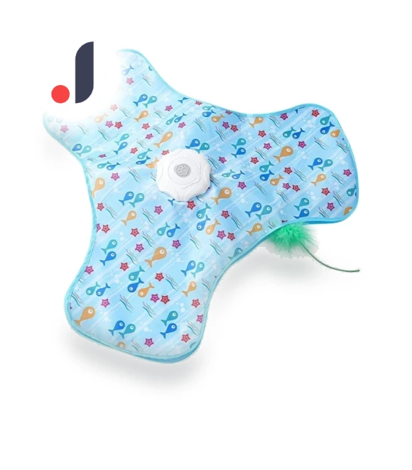 Concealed Feathers Smart Cat Toys Motion Activated Pet Toy Cover — Cat Playthings, Sntyjrmr