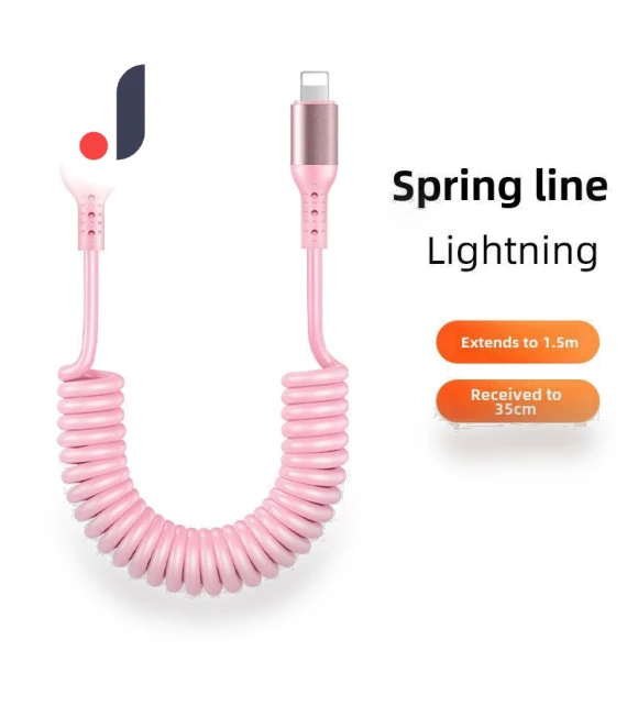 Fast Charging Cable with Spring Retractable Mount — Cables, Home of smartphone & tablet accessories