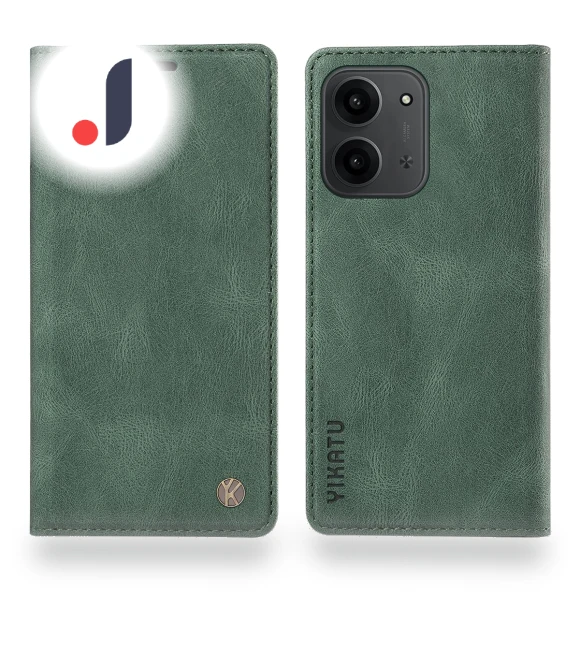 Leather Cover Skin-Touch Wallet Phone Case — Phone Accessories, YIKATU