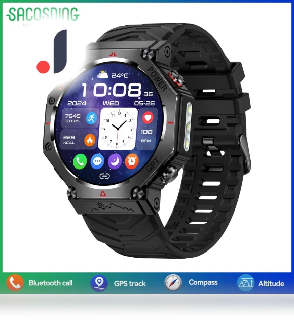 Military Smart Watch — Smartwatches, SACOSDING