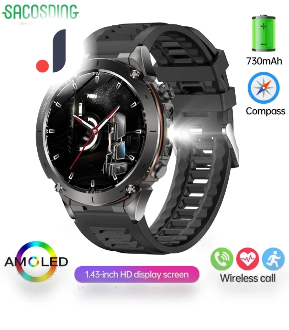 Outdoor GPS Smart Watch — Wearable Accessories, SACOSDING