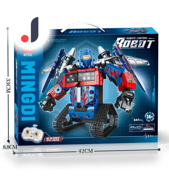 Robot with Remote Control 2.4G, Compatible with Lego Blocks — Construction Kits, Super Go