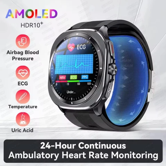 Smart Watch with Air Pump and Safety Cushion — Smartwatches, ElectronicsHome