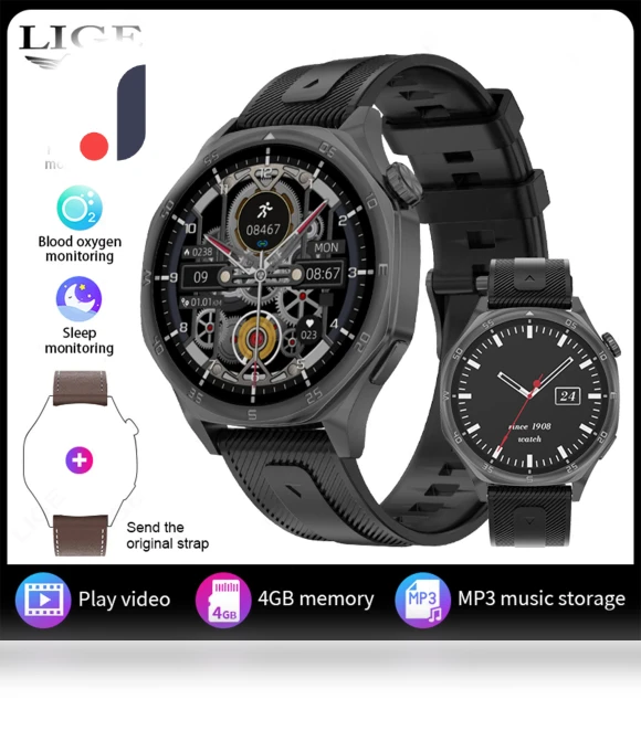 Smart Watch with HD Explosion-Proof Screen — Smartwatches, LIGE