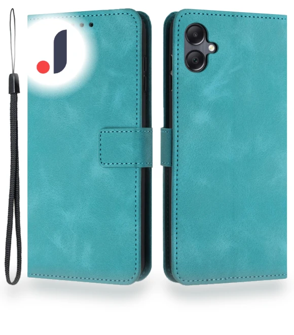 Solid Color Leather Wallet Protective Phone Cover — Phone Accessories, Smartwatch 2025