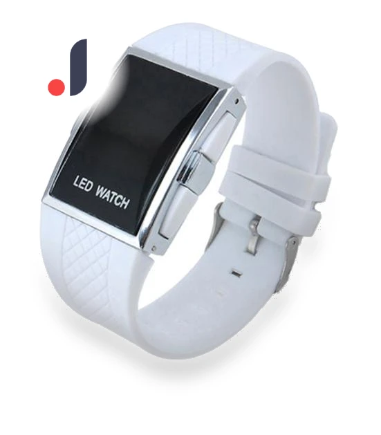 Unisex Smart Square Case LED Digital Display Sports Wristwatch — Wearable Accessories, ping Day