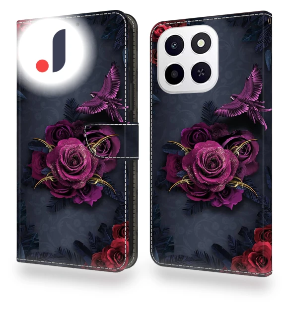 Wallet Case Pattern Printing PU Leather Flip Stand Phone Cover — Flip Cases, Smartwatch 2025