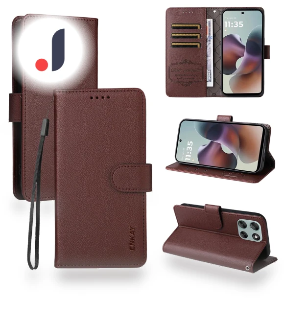 Wallet Case with Strap RFID Blocking Leather Stand Phone Cover — Flip Cases, Smartwatch 2025