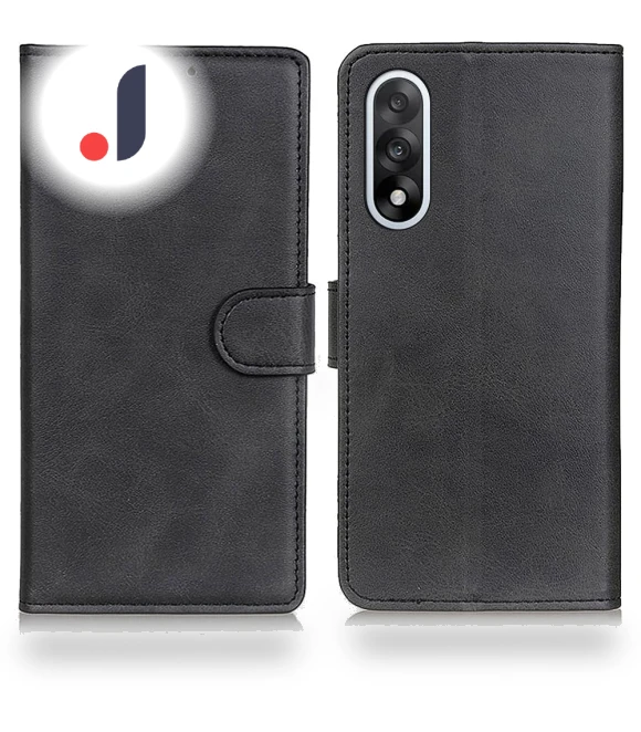 Cowhide Texture Leather Wallet Stand Phone Cover — Phone Accessories, Smartwatch 2025