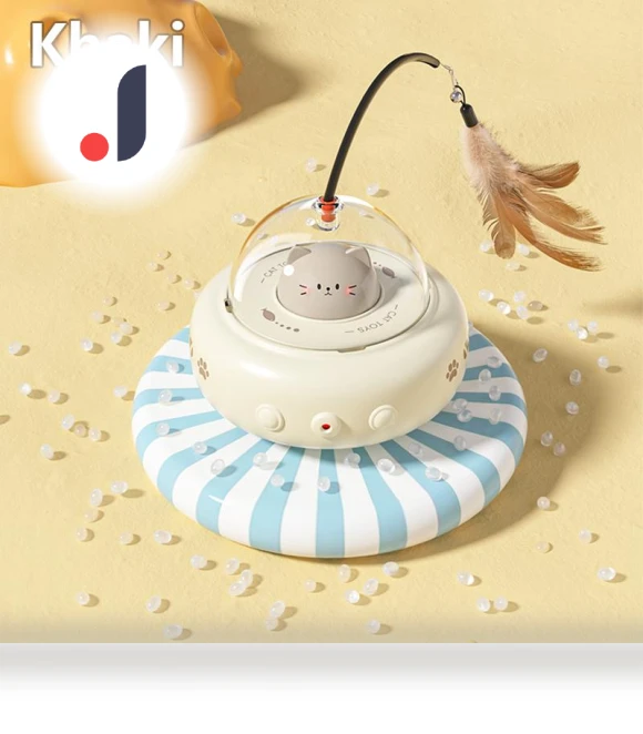 Electric UFO Cat Teaser Stick — Cat Playthings, Top Pet Tribe