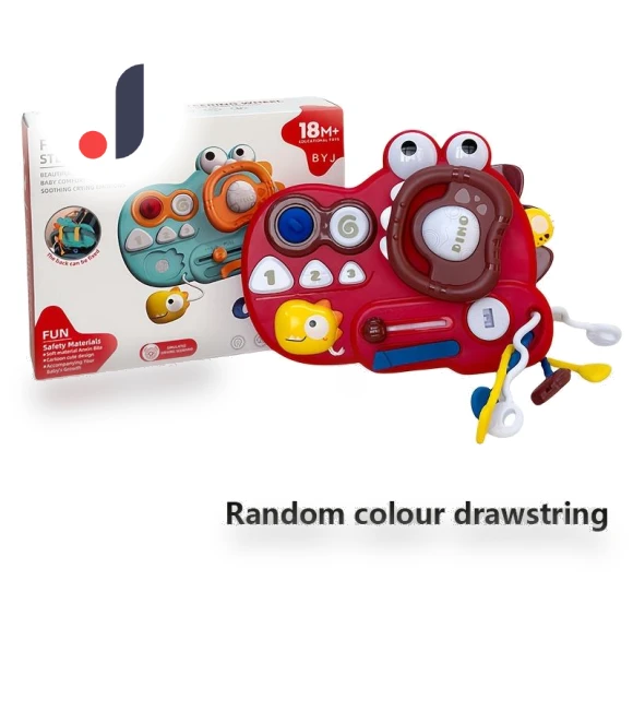 Interactive Dinosaur Steering Wheel Toy Multifunctional Sensory Busy Board — Infant & Early Childhood Playthings, Houspace