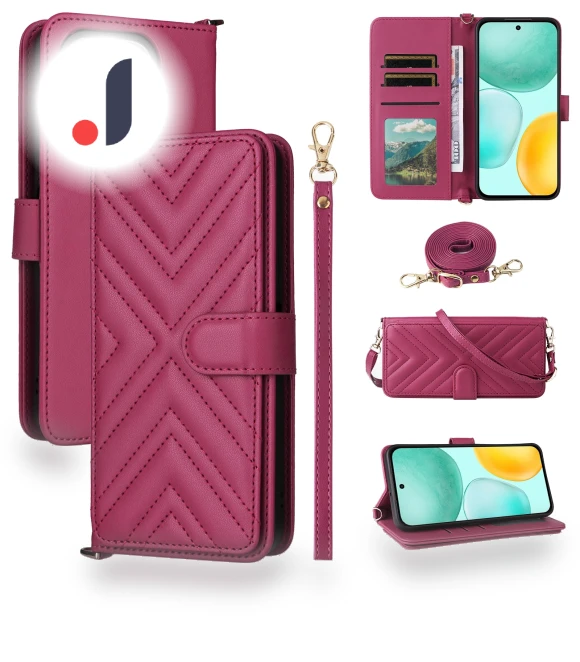 Leather Phone Cover with Shoulder/Wrist Strap and Stand — Smartwatch Protectors, Smartwatch 2025