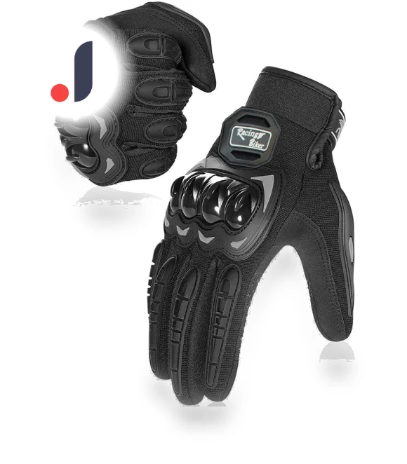 Summer Motorcycle Gloves with Touchscreen, Hard Shell Protection, and Fall Protection — Gloves, the BAY