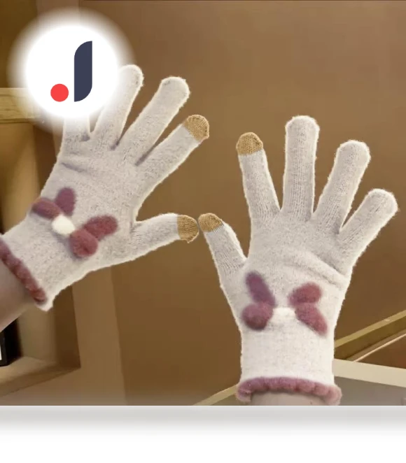 Touchscreen Knitted Gloves — Gloves, Knocked Her