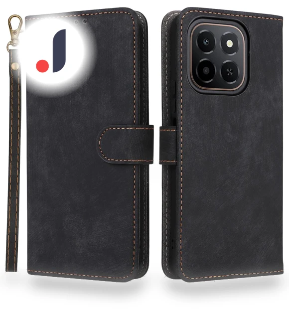 Wallet RFID Blocking PU Leather Phone Cover Stand with Strap — Flip Cases, Smartwatch 2025