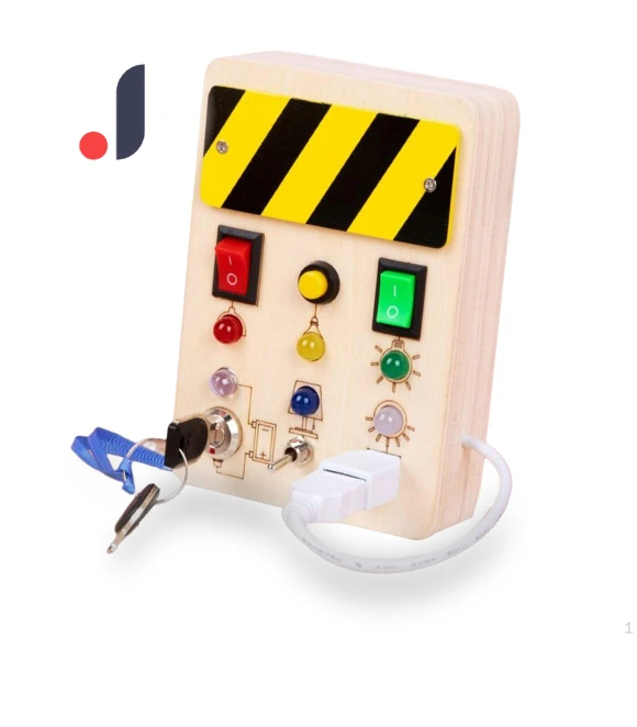 Educational Sensory Busy Board for Toddlers — Infant & Early Childhood Playthings, Handy Hobbies