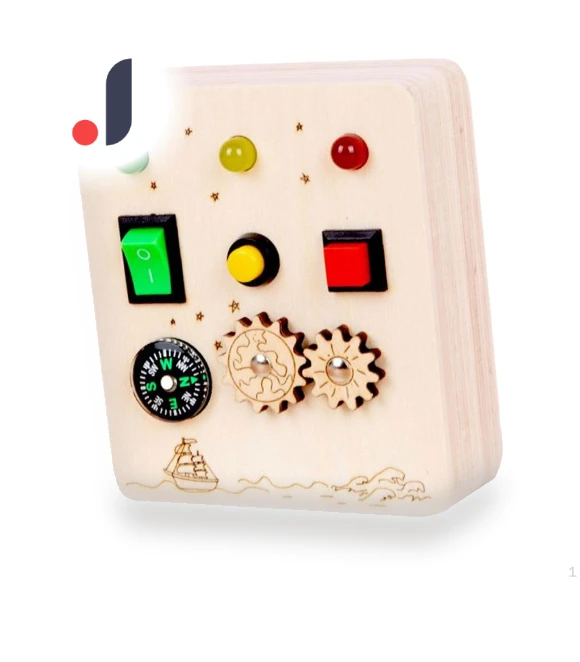 Educational Sensory Busy Board for Toddlers — Infant & Early Childhood Playthings, Handy Hobbies