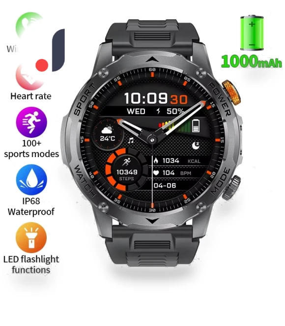 Large Capacity Battery Smart Watch — Smartwatches, SAMS Online